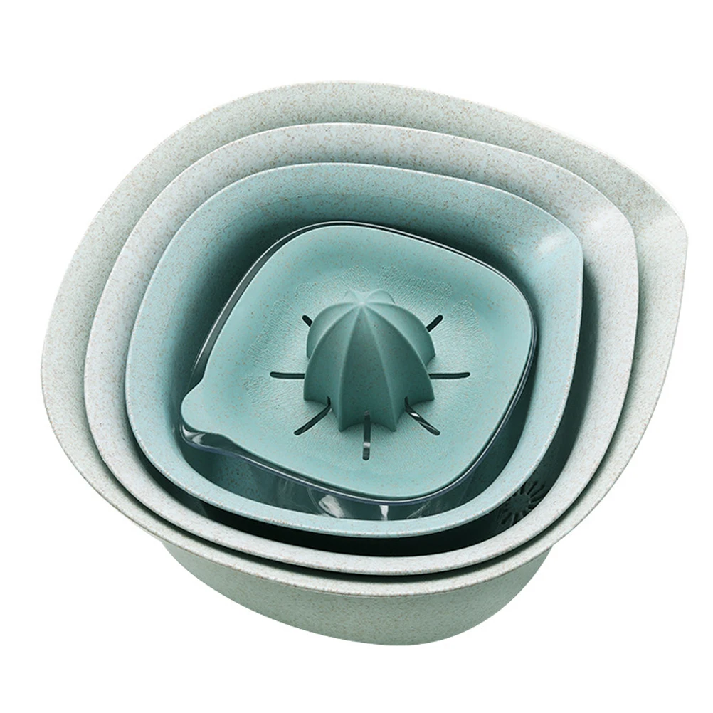 Creative Anti-Slip Salad Bowl Kit Double Layer Strainer Bowl Set Manual Fruit Juicer Kitchen Supply Home Citrus Juicer
Creative Anti-Slip Salad Bowl Kit Double Layer Strainer Bowl Set Manual Fruit Juicer Kitchen Supply Home Citrus Juicer