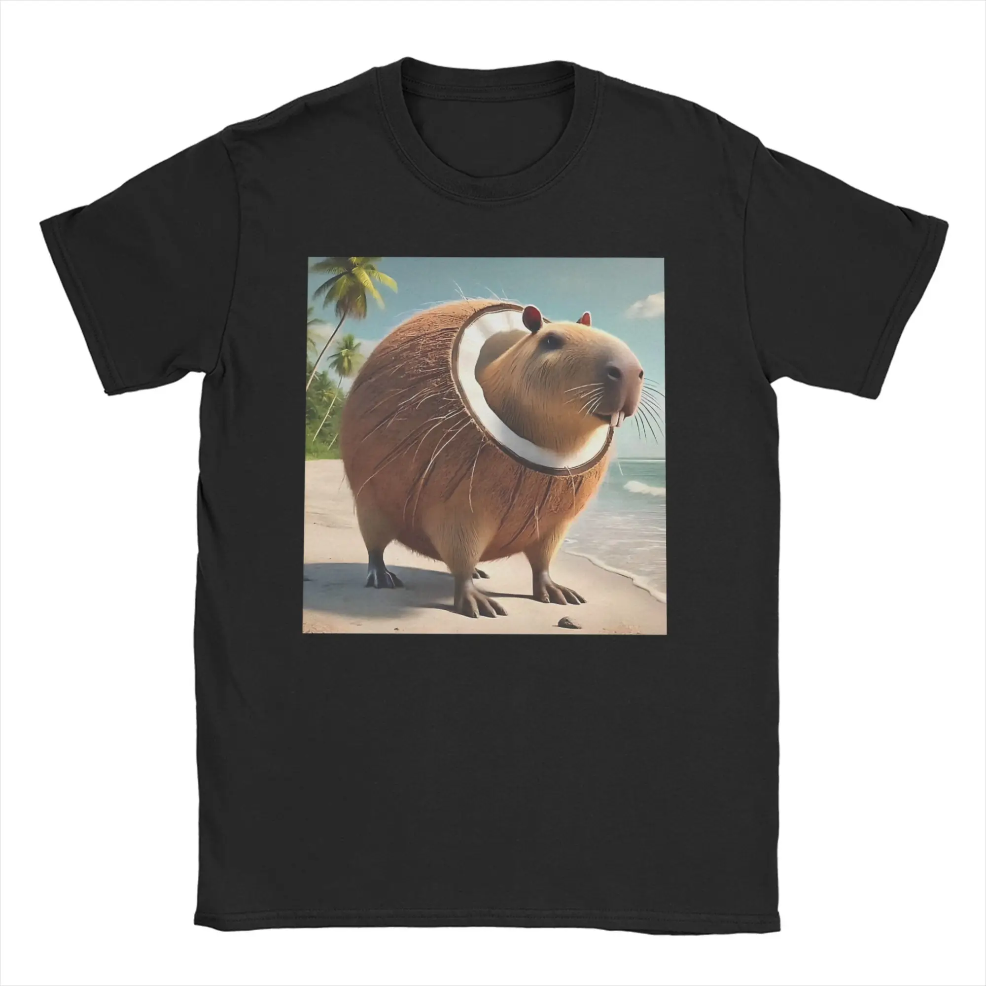Leisure Italian Brainrot Meme T-Shirt Men Crewneck Cotton T Shirt Capybara Capybarello Cocosini Short Sleeve Tee Shirt
Leisure Italian Brainrot Meme T-Shirt Men Crewneck Cotton T Shirt Capybara Capybarello Cocosini Short Sleeve Tee Shirt