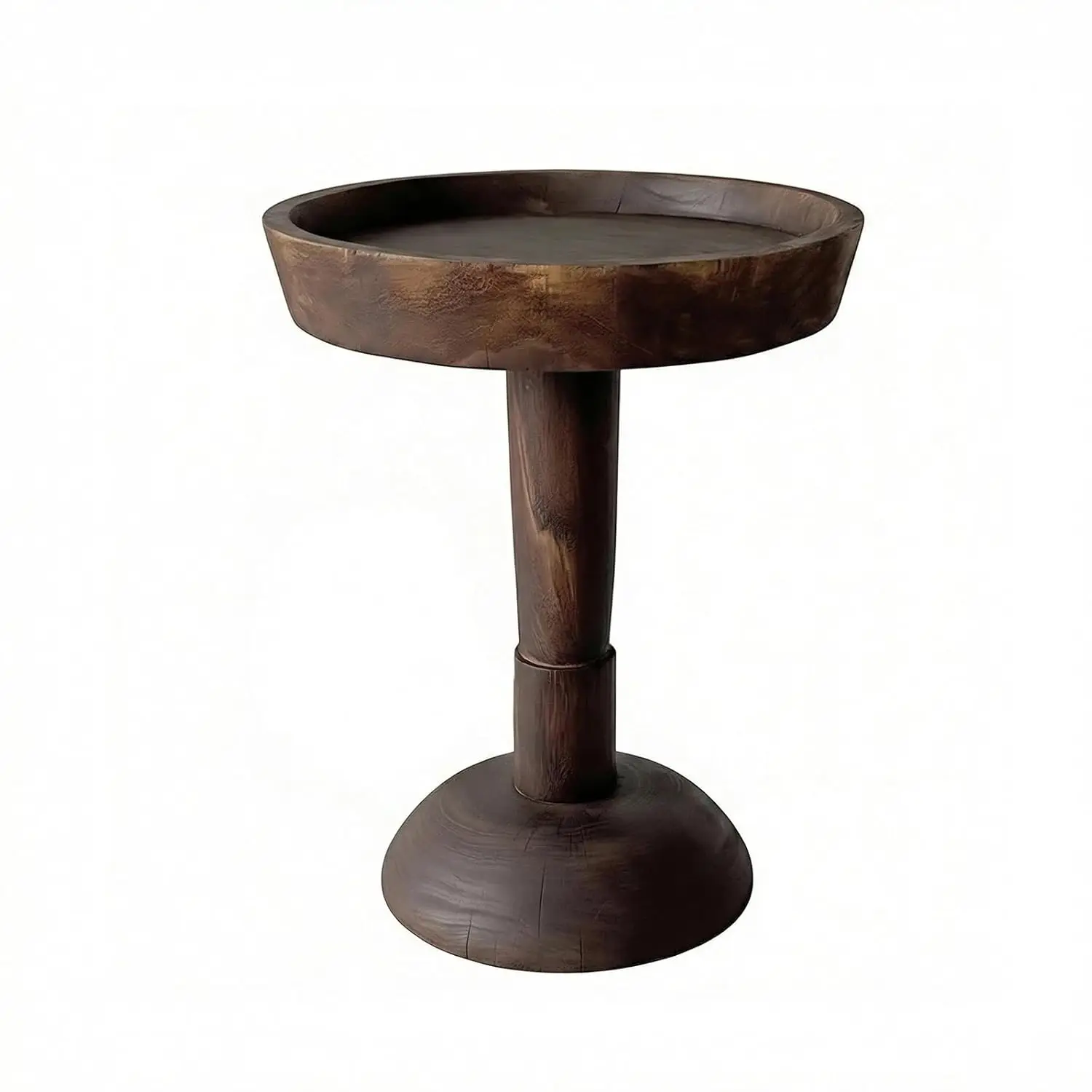 Wabi-Sabi Handmade Solid Wood Side Table - Live Edge MCM Accent & Plant Stand, 15" Round for Living Room, Bedroom,, Customized
Wabi-Sabi Handmade Solid Wood Side Table - Live Edge MCM Accent & Plant Stand, 15" Round for Living Room, Bedroom,, Customized