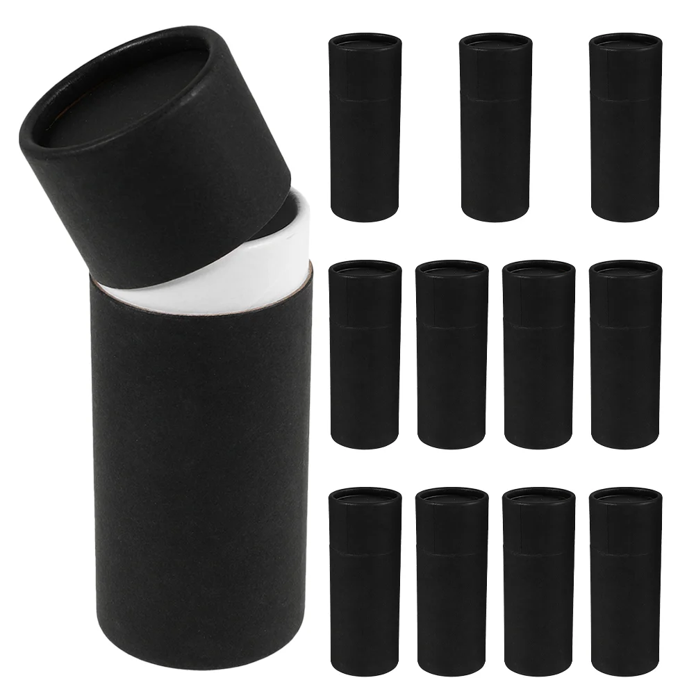 12pcs Essential Oils Packaging Box Black Cardboard Tubes Paper ganizer Storage Craft Mailing Boxes Cylinder Container
12pcs Essential Oils Packaging Box Black Cardboard Tubes Paper ganizer Storage Craft Mailing Boxes Cylinder Container