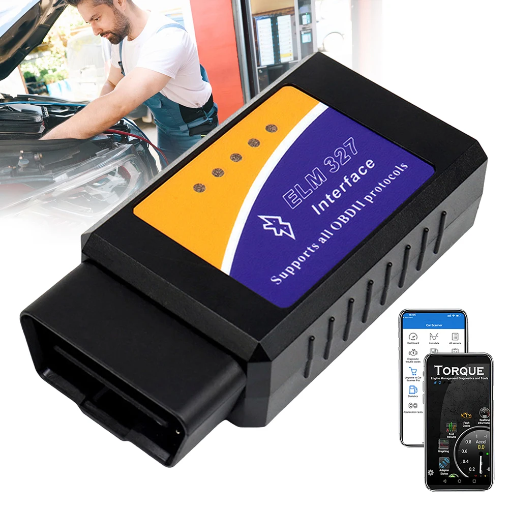 OBD2 Автомобильная диагностика с BT Универсальный автоматический сканер неисправностей для автомобилей и велосипедов
OBD2 Автомобильная диагностика с BT Универсальный автоматический сканер неисправностей для автомобилей и велосипедов