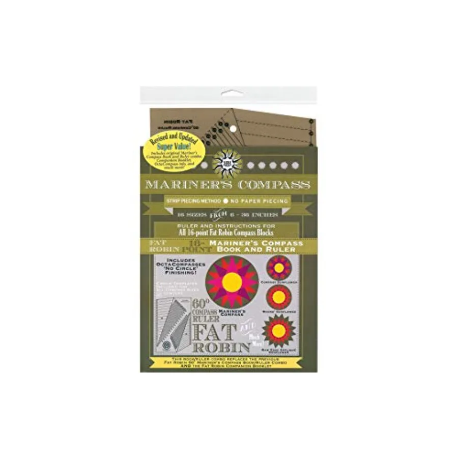 PLESIU Mariner's Compass Ruler and Book Set
PLESIU Mariner's Compass Ruler and Book Set