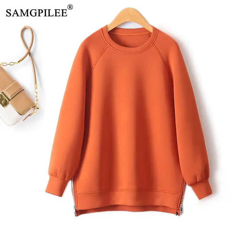 Korean Reviews Many Clothes Solid Women Sweatshirts 2023 New Candy Color O Neck Side Zipper Sweet Air Cotton Autumn Y2k Tops 4XL
Korean Reviews Many Clothes Solid Women Sweatshirts 2023 New Candy Color O Neck Side Zipper Sweet Air Cotton Autumn Y2k Tops 4XL