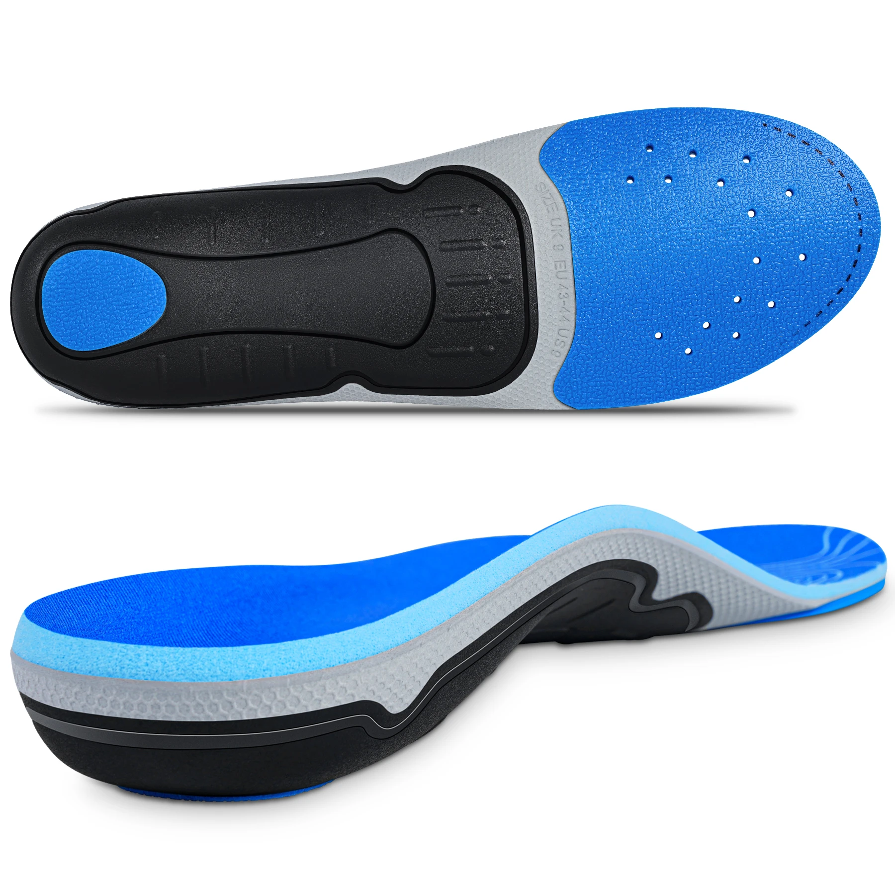 Durable Arch Support Insoles - Breathable Orthotic Inserts for Plantar Fasciitis Relief, Running & Standing
Durable Arch Support Insoles - Breathable Orthotic Inserts for Plantar Fasciitis Relief, Running & Standing