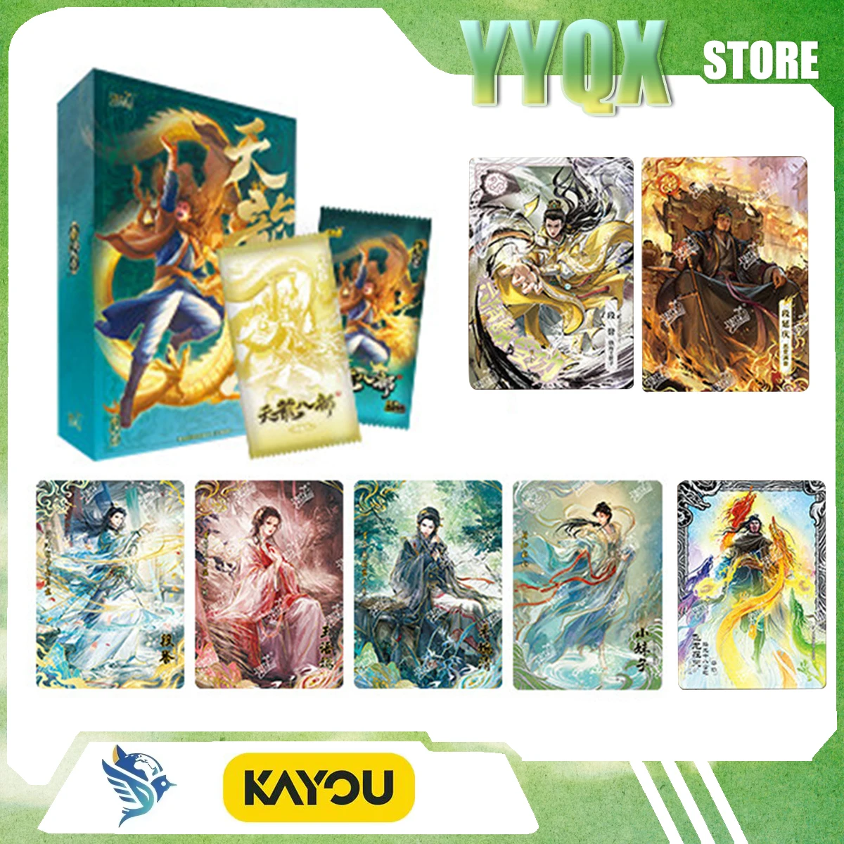 KAYOU 2026 New Knight’s Order Tianlong Babu Collection Card Martial Arts Fiction Ancient Style Toy Periphery Boy Girl Gift Surp
KAYOU 2026 New Knight’s Order Tianlong Babu Collection Card Martial Arts Fiction Ancient Style Toy Periphery Boy Girl Gift Surp