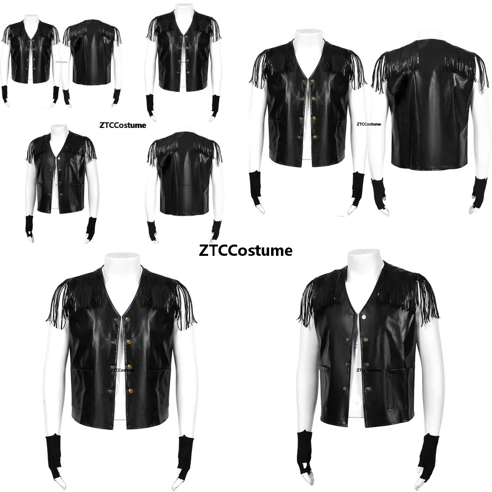 Mens Vintage PU Leather Vest Medieval Pirate Steampunk Gothic Cosplay Costume Tassel Waistcoat
Mens Vintage PU Leather Vest Medieval Pirate Steampunk Gothic Cosplay Costume Tassel Waistcoat