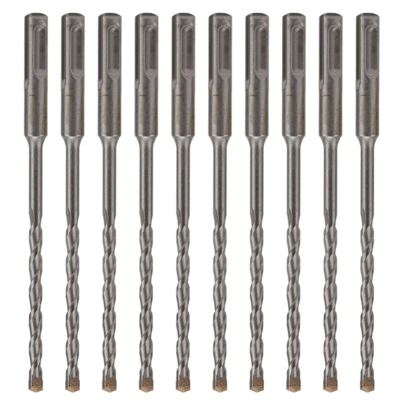 10Pcs Rotary Hammer Drill Bits Carbide Spiral 2 Flutes Drill Bit Set For Brick Stone Concrete
10Pcs Rotary Hammer Drill Bits Carbide Spiral 2 Flutes Drill Bit Set For Brick Stone Concrete
