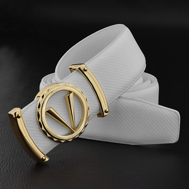 2024 New Fashion White Casual Belt Men V Letter Fashion Designer Belt Boy Casual Cowskin Belt Leather Metal Buckle Belt
2024 New Fashion White Casual Belt Men V Letter Fashion Designer Belt Boy Casual Cowskin Belt Leather Metal Buckle Belt