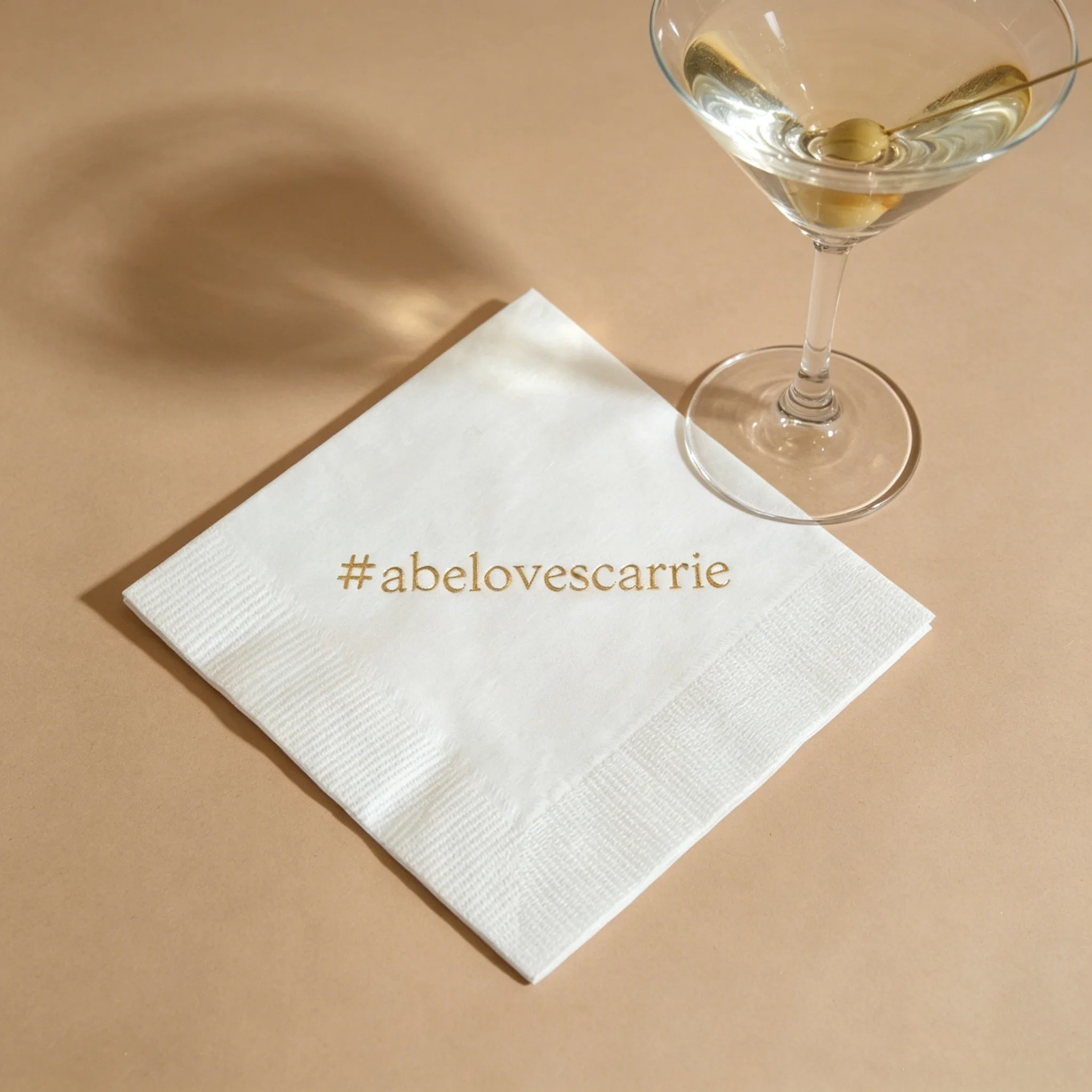 50pcs Custom Gold Foil Hashtag Cocktail Napkins, Personalized Wedding Hashtag Printed Disposable Beverage Napkins for Bridal Sho
50pcs Custom Gold Foil Hashtag Cocktail Napkins, Personalized Wedding Hashtag Printed Disposable Beverage Napkins for Bridal Sho