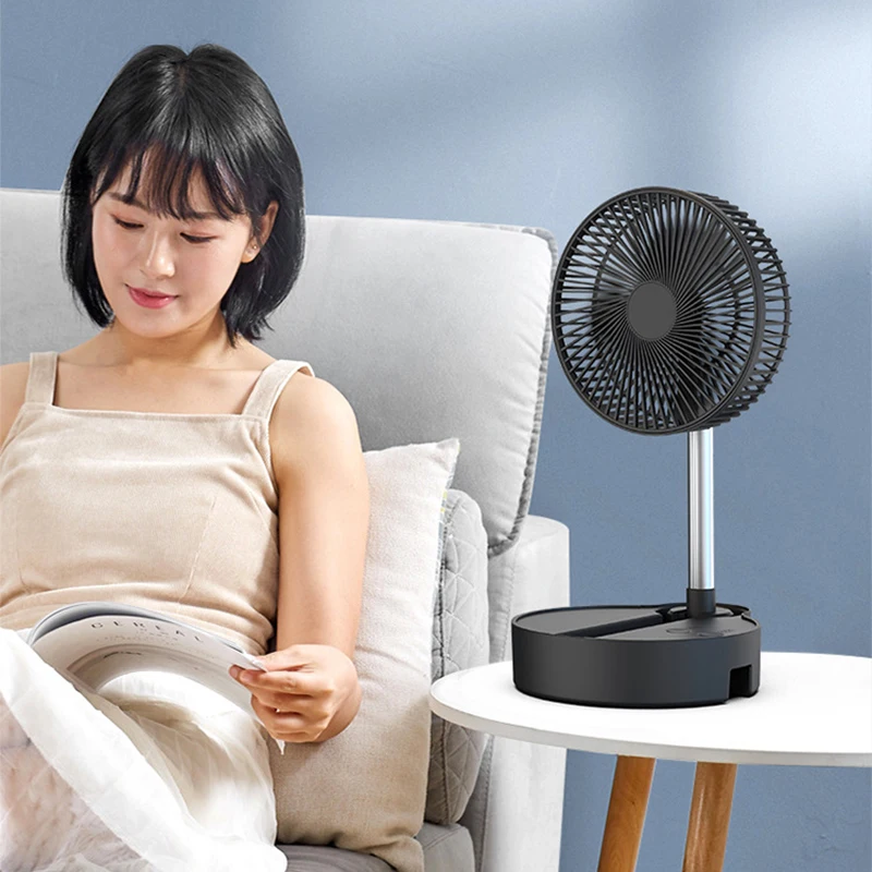 Telescopic folding charging small fan WH71 home floor desktop shaking head USB wireless outdoor portable ultra-quiet 10000mAh
Telescopic folding charging small fan WH71 home floor desktop shaking head USB wireless outdoor portable ultra-quiet 10000mAh