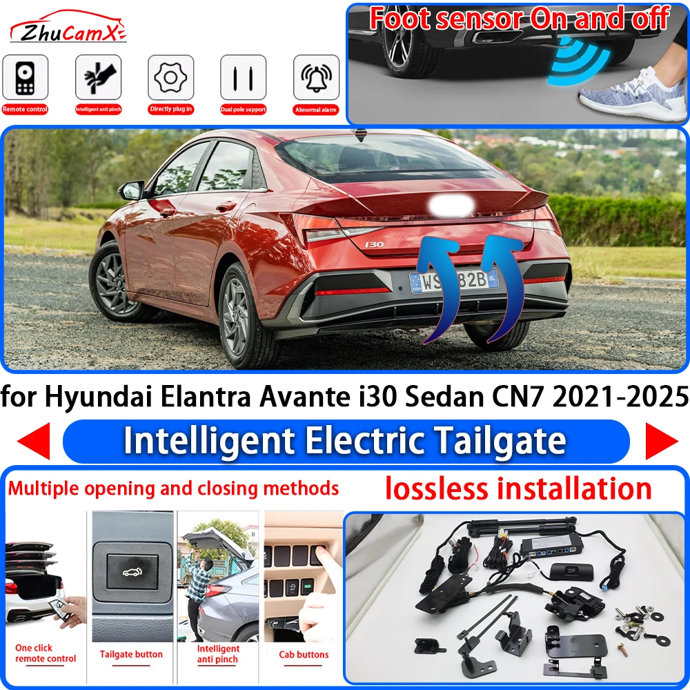 ZhuCamX for Hyundai Elantra Avante i30 Sedan CN7 2021-2025 Power Liftgate Trunk Electric Suction Tailgate Tail Gate Lift Strut
ZhuCamX for Hyundai Elantra Avante i30 Sedan CN7 2021-2025 Power Liftgate Trunk Electric Suction Tailgate Tail Gate Lift Strut