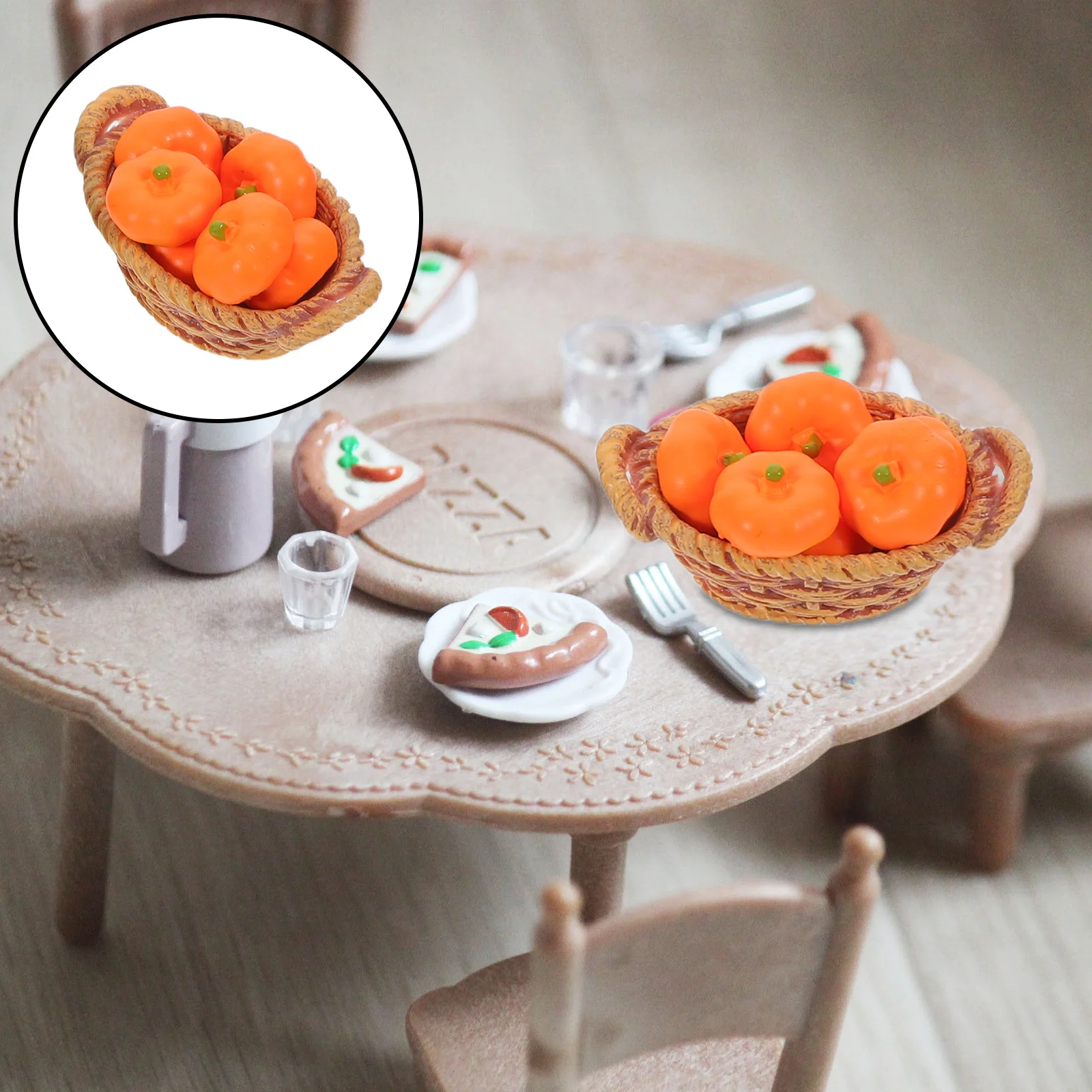 4Pcs Dollhouse Vegetable Basket Miniature Play Food Set Realistic Resin Mini Artificial Vegetable Models Kitchen Scene
4Pcs Dollhouse Vegetable Basket Miniature Play Food Set Realistic Resin Mini Artificial Vegetable Models Kitchen Scene