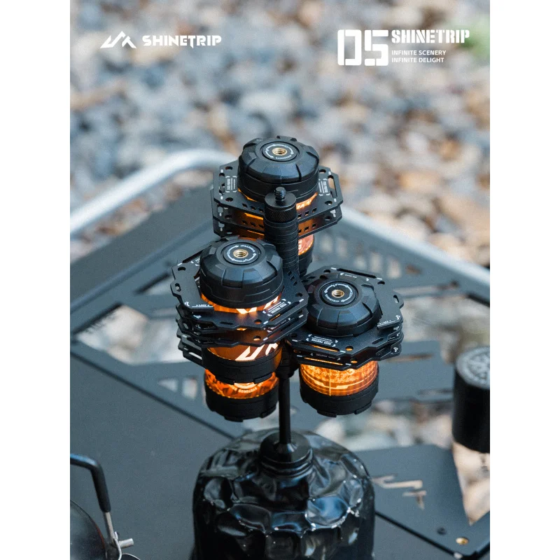 ShineTrip 2026Mountain Fun 05 Series of Deep-Wing Mech Light Arrays for Outdoor Camping 19/38Aluminum alloy storage lamp stand
ShineTrip 2026Mountain Fun 05 Series of Deep-Wing Mech Light Arrays for Outdoor Camping 19/38Aluminum alloy storage lamp stand