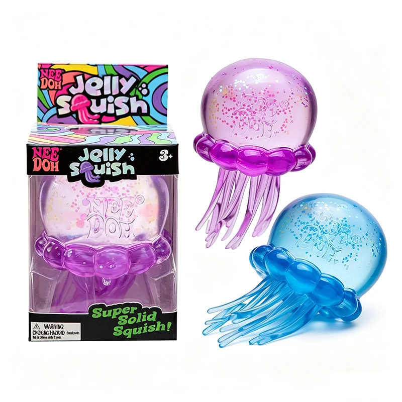 Needoh Jellyfish Squishy Daily Relax Squeeze Sensory Toy Stress Relief Soft Fuzz Ball Anti Anxiety Mood Relief Squeeze Toy
Needoh Jellyfish Squishy Daily Relax Squeeze Sensory Toy Stress Relief Soft Fuzz Ball Anti Anxiety Mood Relief Squeeze Toy 