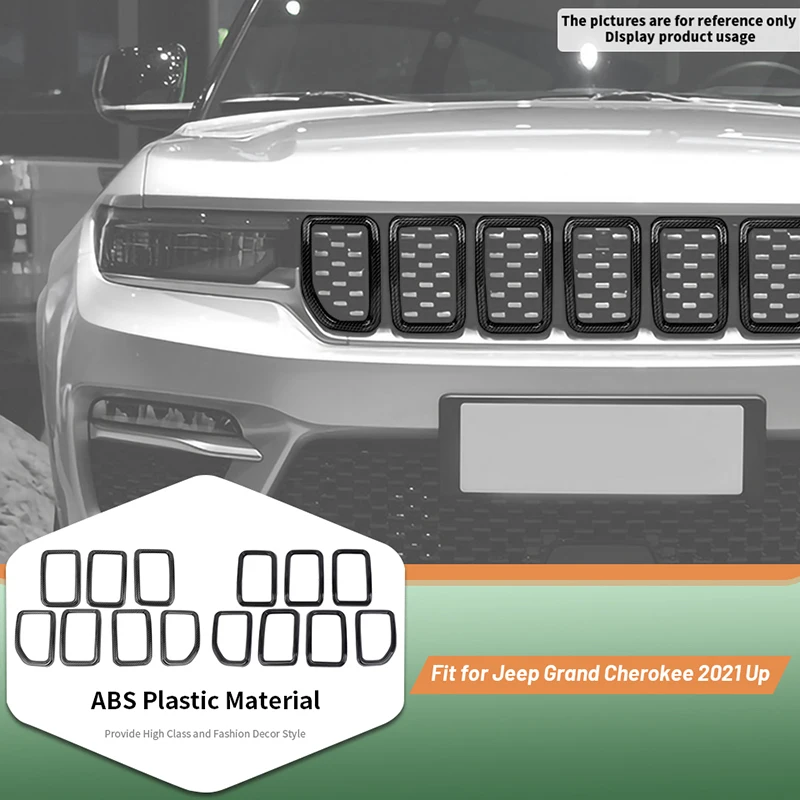Car Front Grille Inserts Grill Ring Decoration Cover for Jeep Grand Cherokee 2021 2022 2023 2024 Up Exterior Accessories
Car Front Grille Inserts Grill Ring Decoration Cover for Jeep Grand Cherokee 2021 2022 2023 2024 Up Exterior Accessories