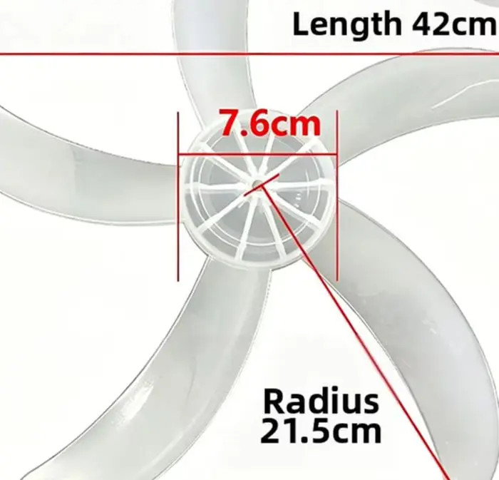 Replacement For Fan-Blades In Household Electric Fans 5-Blades With Nut Cap Replacement For Fan-Blades In Household Electric Fan
Replacement For Fan-Blades In Household Electric Fans 5-Blades With Nut Cap Replacement For Fan-Blades In Household Electric Fan