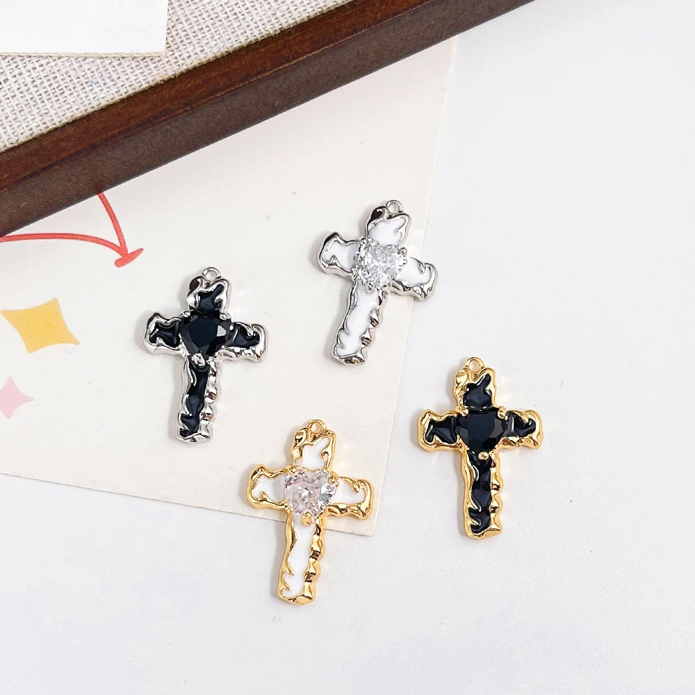 Сердечный дизайн 30 шт. 18*25 мм ювелирные аксессуары/ручная работа/медный кулон/покрытие из настоящего золота/подвески с цирконием/форма креста # 195813
Сердечный дизайн 30 шт. 18*25 мм ювелирные аксессуары/ручная работа/медный кулон/покрытие из настоящего золота/подвески с цирконием/форма креста # 195813