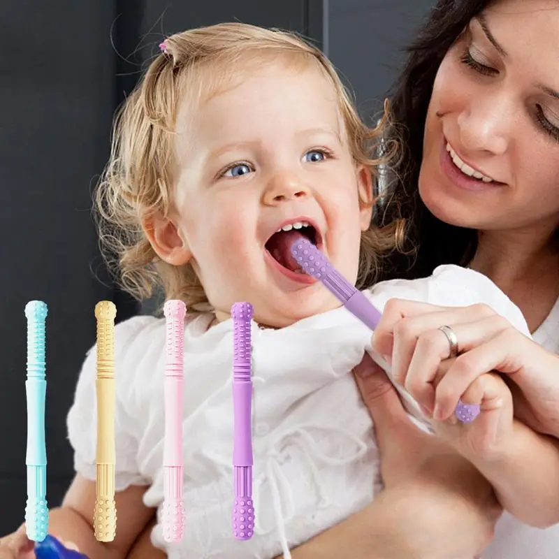Baby Shower Gifts Silicone Teethers Fidget Toys For Newborns Teething Tubes Shape Teething Infant Chewing Toy Children's Product
Baby Shower Gifts Silicone Teethers Fidget Toys For Newborns Teething Tubes Shape Teething Infant Chewing Toy Children's Product