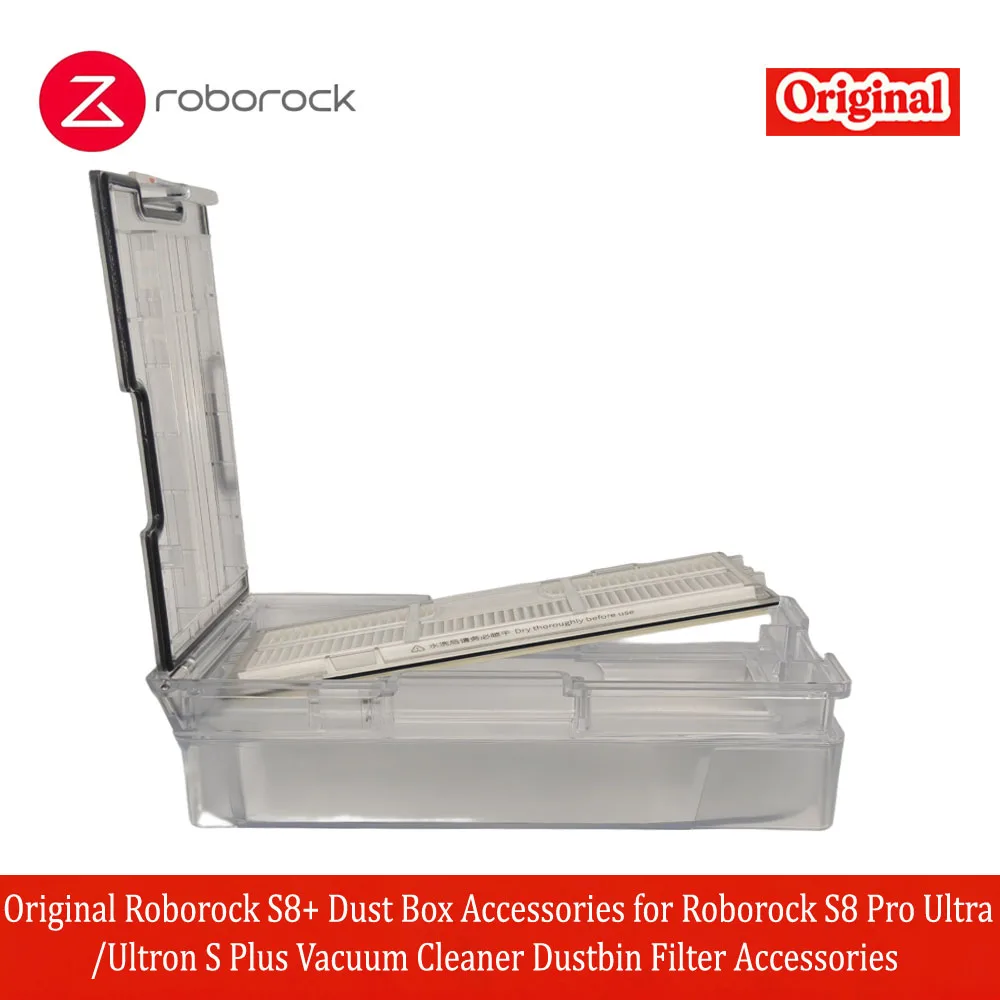 Original Roborock S8+ Dust Box Accessories for Roborock S8 Pro Ultra / Ultron S Plus Vacuum Cleaner Dustbin Filter Accessories
Original Roborock S8+ Dust Box Accessories for Roborock S8 Pro Ultra / Ultron S Plus Vacuum Cleaner Dustbin Filter Accessories