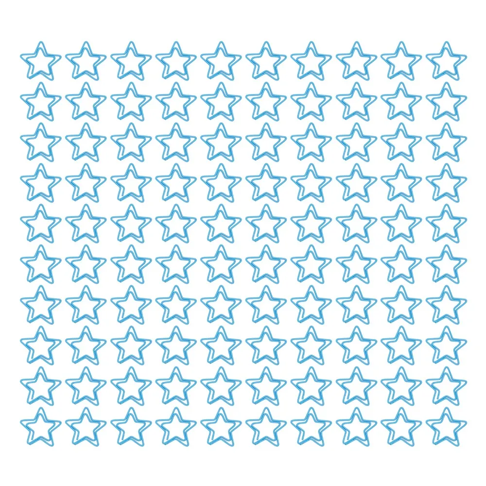 100Pcs Star Shape Star Shape Paper Clips 3*3cm Blue Metallic Paper Clips Small Size Practical Cute Paper Clips
100Pcs Star Shape Star Shape Paper Clips 3*3cm Blue Metallic Paper Clips Small Size Practical Cute Paper Clips