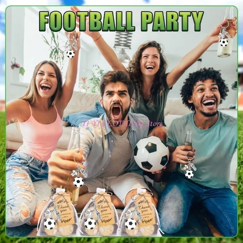 N5KF Pack of 10 Soccer Sports Theme Keychain Charm Crafted from Alloy for Bag Phone Attachment
N5KF Pack of 10 Soccer Sports Theme Keychain Charm Crafted from Alloy for Bag Phone Attachment