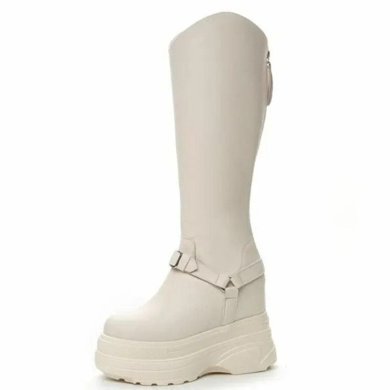 Новые женские модные осенние сапоги до колена из микрофибры 11 см, повседневные ботильоны, массивные кроссовки, весенняя обувь на платформе с шайбой 
Новые женские модные осенние сапоги до колена из микрофибры 11 см, повседневные ботильоны, массивные кроссовки, весенняя обувь на платформе с шайбой