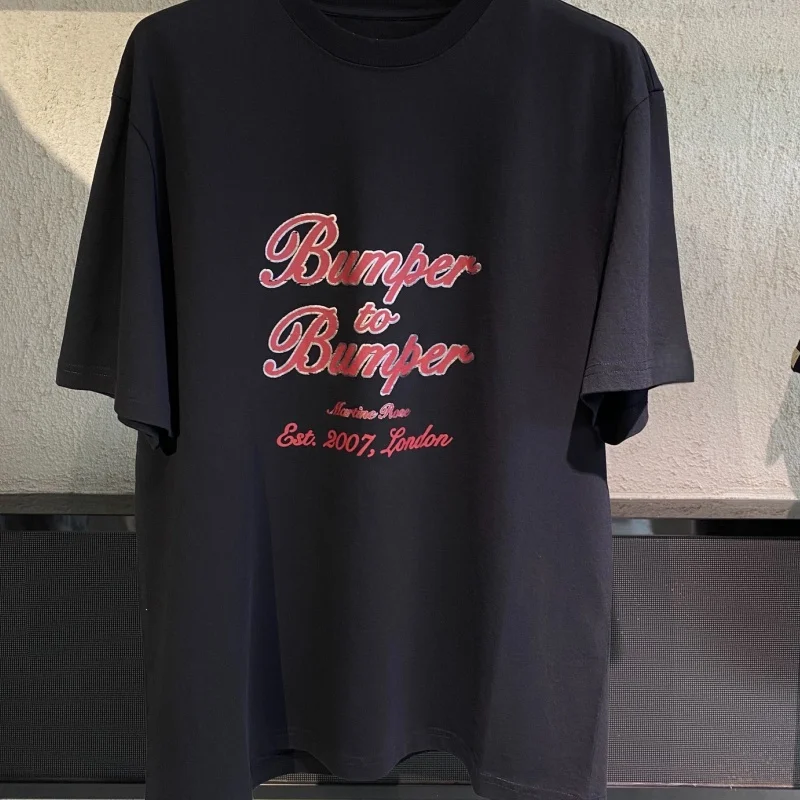 Новая летняя футболка Martine Rose с буквенным принтом, пуловеры с круглым вырезом, футболки с короткими рукавами для мужчин и женщин, свободные толстовки 
Новая летняя футболка Martine Rose с буквенным принтом, пуловеры с круглым вырезом, футболки с короткими рукавами для мужчин и женщин, свободные толстовки