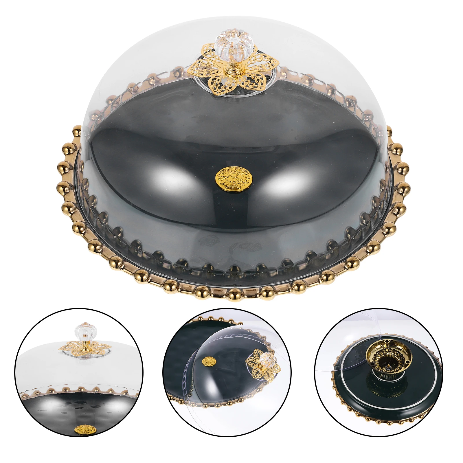 Elegant 24.5cm Cake Tray Transparent Cover Food Protector Practical Party Dessert Display Pan Cake Dish Lid
Elegant 24.5cm Cake Tray Transparent Cover Food Protector Practical Party Dessert Display Pan Cake Dish Lid