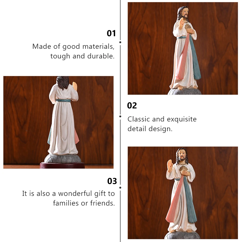 1Pcs Jesus Style Resin Adornment Fashion Artistic Home Decor White Resin Adornment Home Decoration Jesus Ornament
1Pcs Jesus Style Resin Adornment Fashion Artistic Home Decor White Resin Adornment Home Decoration Jesus Ornament