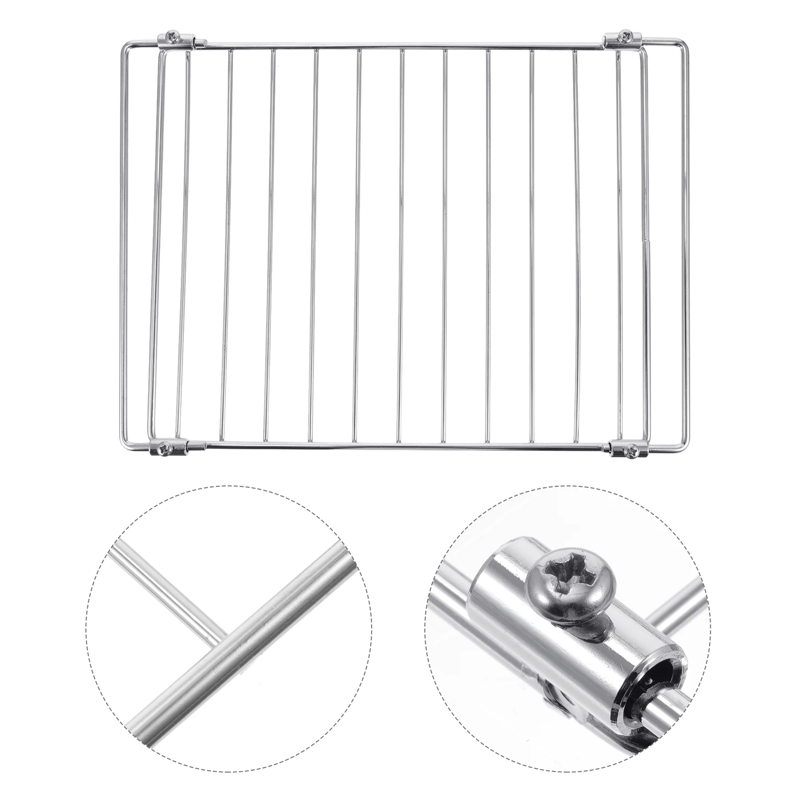 Electric Oven Baking Grid Foldable Barbecue Grill Net Stainless Steel BBQ Rack Mesh 30x20cm High Temperature Resistance Non 
Electric Oven Baking Grid Foldable Barbecue Grill Net Stainless Steel BBQ Rack Mesh 30x20cm High Temperature Resistance Non