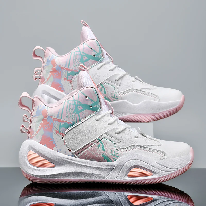 Men's Basketball Shoes Sports Breathable Athletic Training Outdoor Sneakers Non-Slip Field Original Student Women Basket Shoes
Men's Basketball Shoes Sports Breathable Athletic Training Outdoor Sneakers Non-Slip Field Original Student Women Basket Shoes