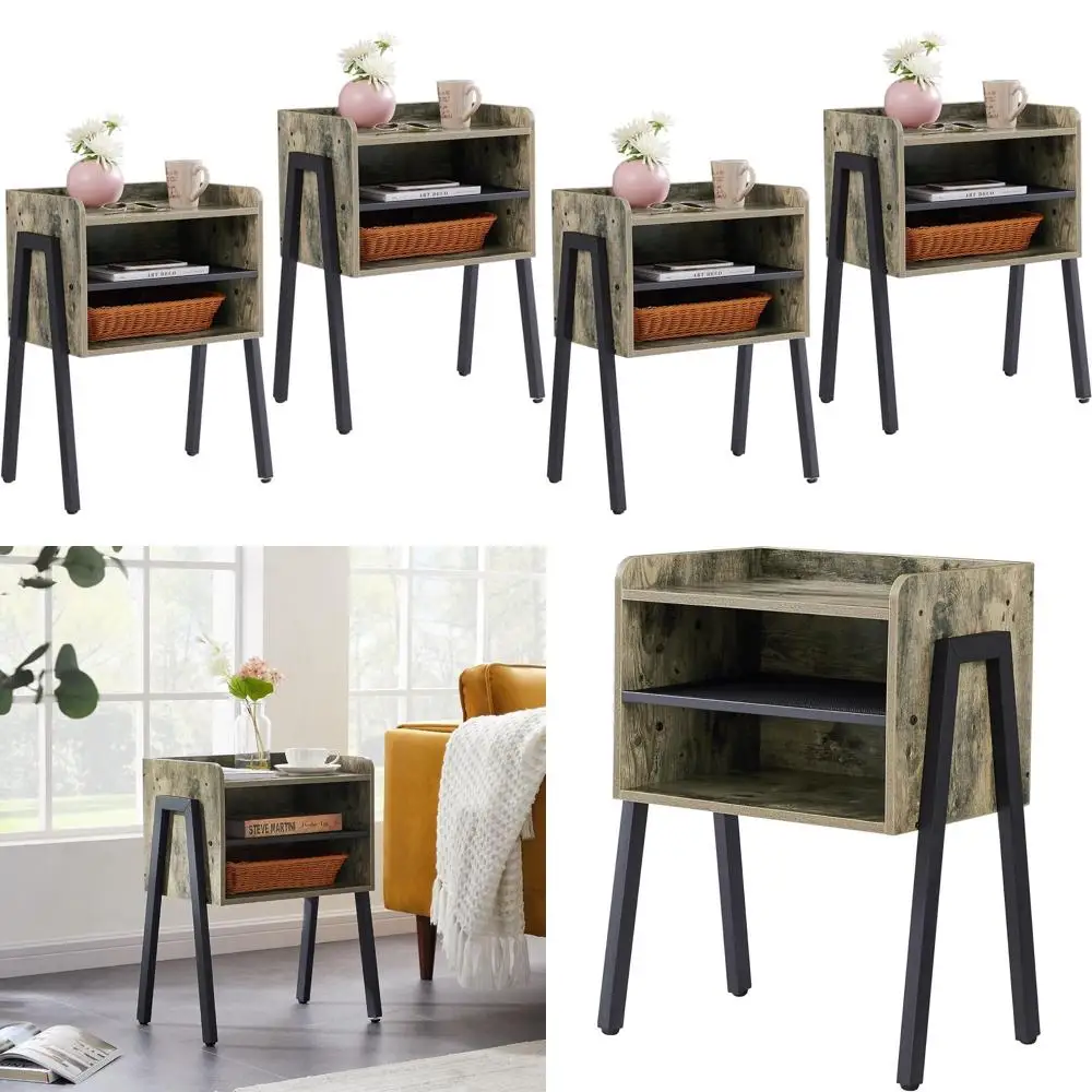 2-Tier Stackable Accent Table with Open Storage for Bedrooms, Living Rooms, and Compact Spaces
2-Tier Stackable Accent Table with Open Storage for Bedrooms, Living Rooms, and Compact Spaces