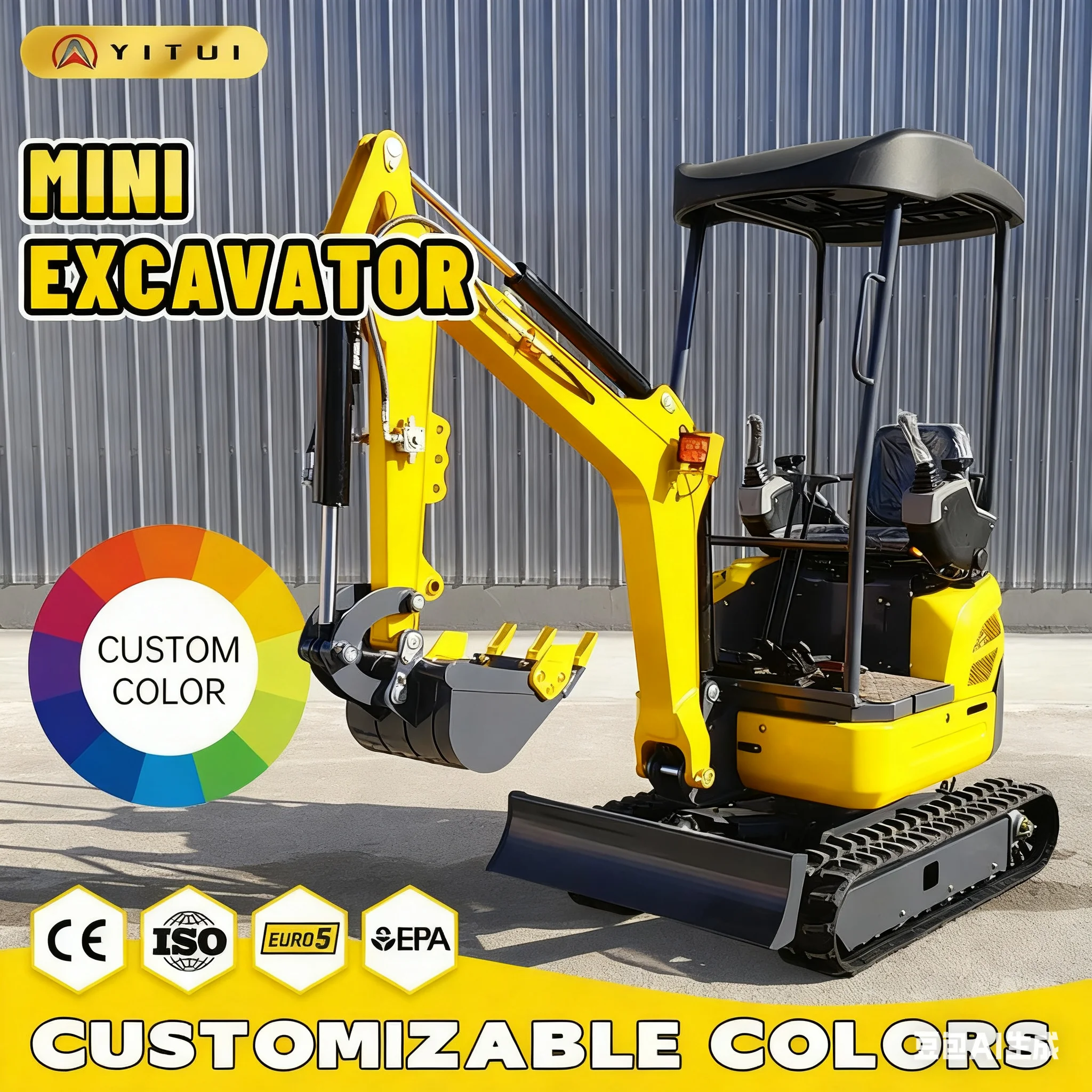 Cheap 2.0 Ton Mini Excavator Hydraulic Small Bagger Micro Crawler Digger Diesel Mini Excavator Factory Price Customized
Cheap 2.0 Ton Mini Excavator Hydraulic Small Bagger Micro Crawler Digger Diesel Mini Excavator Factory Price Customized