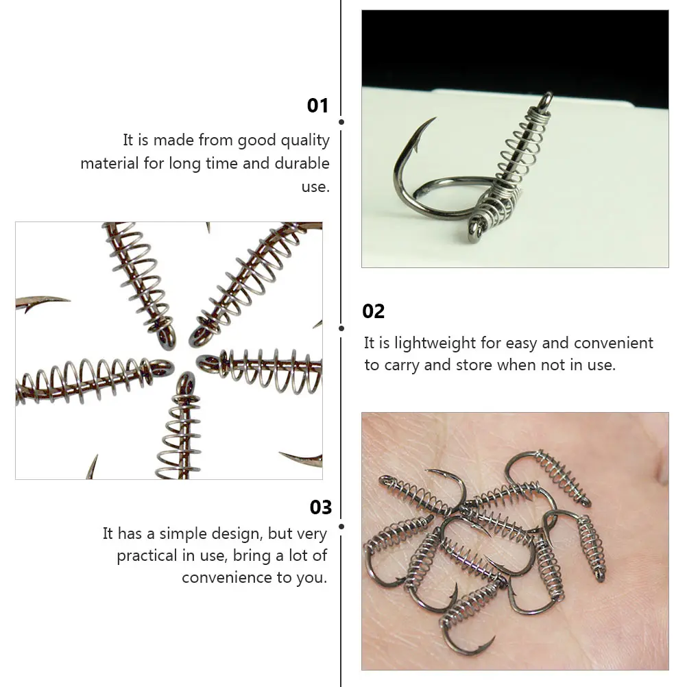 30 Pcs Spring Hook Fishing Portable Hooks Gear Bait Durable Fishhook Carbon Steel Outdoor Fishhooks
30 Pcs Spring Hook Fishing Portable Hooks Gear Bait Durable Fishhook Carbon Steel Outdoor Fishhooks