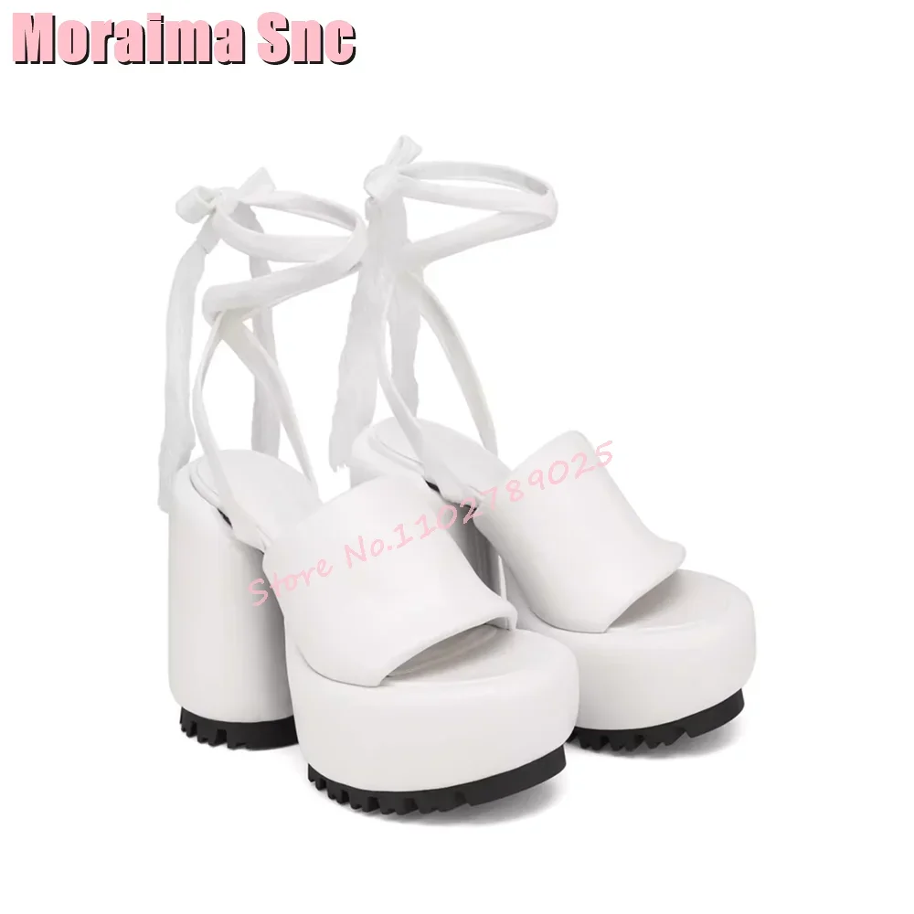 Sexy Platform Lace Up Open Toe Sandals Round High Heels Cross Strap Fluffy Fashion Women's Shoes Summer Red Solid 2024 Newest
Sexy Platform Lace Up Open Toe Sandals Round High Heels Cross Strap Fluffy Fashion Women's Shoes Summer Red Solid 2024 Newest