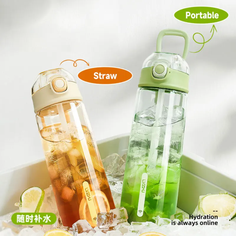 850ML Sports Water Bottle Outdoor Travel Portable Leakproof Drinkware Tritan Plastic Drink Bottle Large Capacity Cup BPA Free
850ML Sports Water Bottle Outdoor Travel Portable Leakproof Drinkware Tritan Plastic Drink Bottle Large Capacity Cup BPA Free
