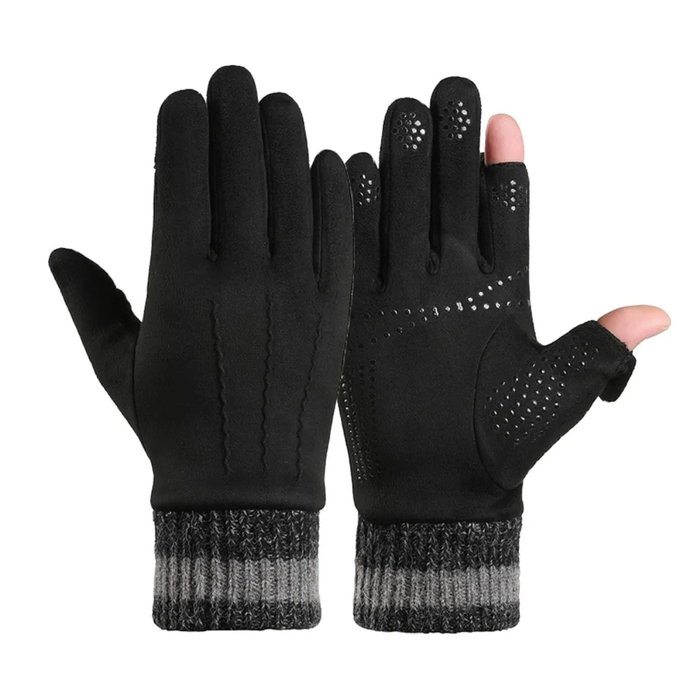 Warm Touchable Screen Winter Gloves Flip Full Touch Screen Gloves Thickened Fleece Lined Riding Gloves Men 
Warm Touchable Screen Winter Gloves Flip Full Touch Screen Gloves Thickened Fleece Lined Riding Gloves Men