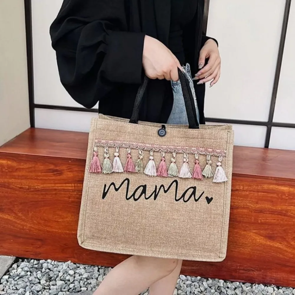 Fashion Linen Tassel Print Bag High-capacity Retro Shoulder Bag Ethnic Style Handbag Women
Fashion Linen Tassel Print Bag High-capacity Retro Shoulder Bag Ethnic Style Handbag Women