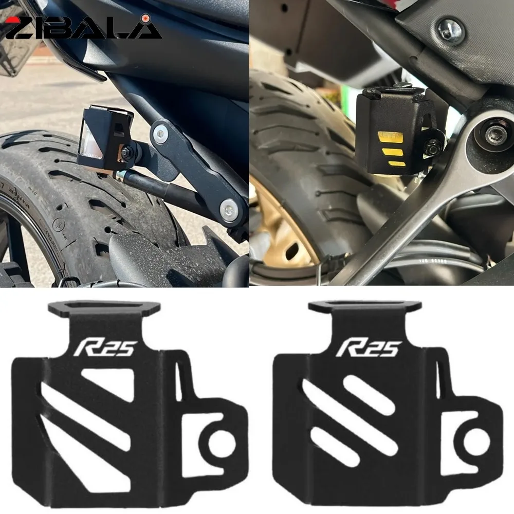 2024 YZFR25 YZF-R25 2022 Motorcycle Accessories Rear Brake Fluid Reservoir Guard Cover Protector For YAMAHA YZF R25 2014-2023
2024 YZFR25 YZF-R25 2022 Motorcycle Accessories Rear Brake Fluid Reservoir Guard Cover Protector For YAMAHA YZF R25 2014-2023