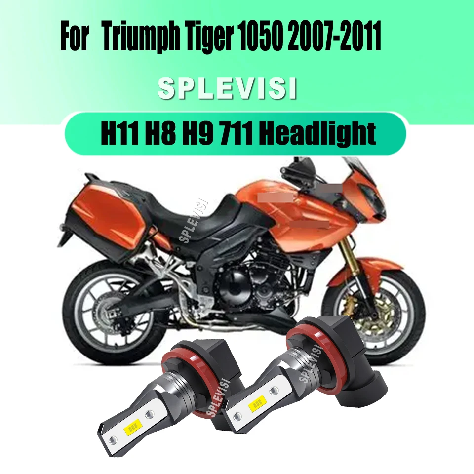 H11 H8 H9 Motorcycle LED High Beam Headlight Bulbs 6000K - 200% Brighther For Triumph Tiger 1050 2007 2008 2009 2010 2011
H11 H8 H9 Motorcycle LED High Beam Headlight Bulbs 6000K - 200% Brighther For Triumph Tiger 1050 2007 2008 2009 2010 2011