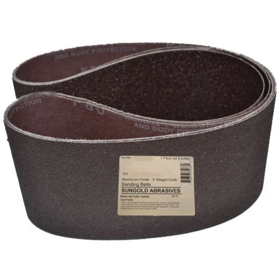 Sungold Abrasives 68015 Sanding Belts X -Weight Cloth Aluminum Oxide 10 Pack 6" X 48
Sungold Abrasives 68015 Sanding Belts X -Weight Cloth Aluminum Oxide 10 Pack 6" X 48