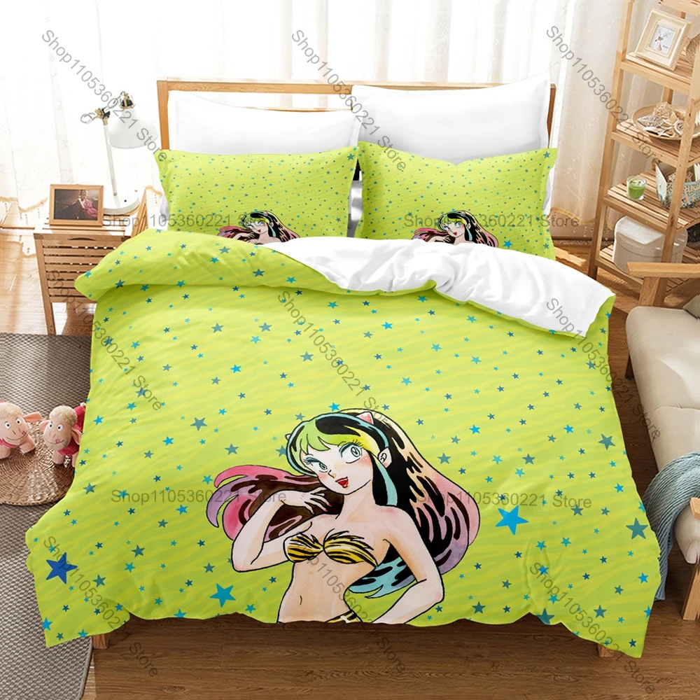 Urusei Yatsura Lum Themed Bedding Set 3 Piece Duvet Cover Set Breathable Bed Set for Kpop Fans Bedroom Decoration Gift
Urusei Yatsura Lum Themed Bedding Set 3 Piece Duvet Cover Set Breathable Bed Set for Kpop Fans Bedroom Decoration Gift