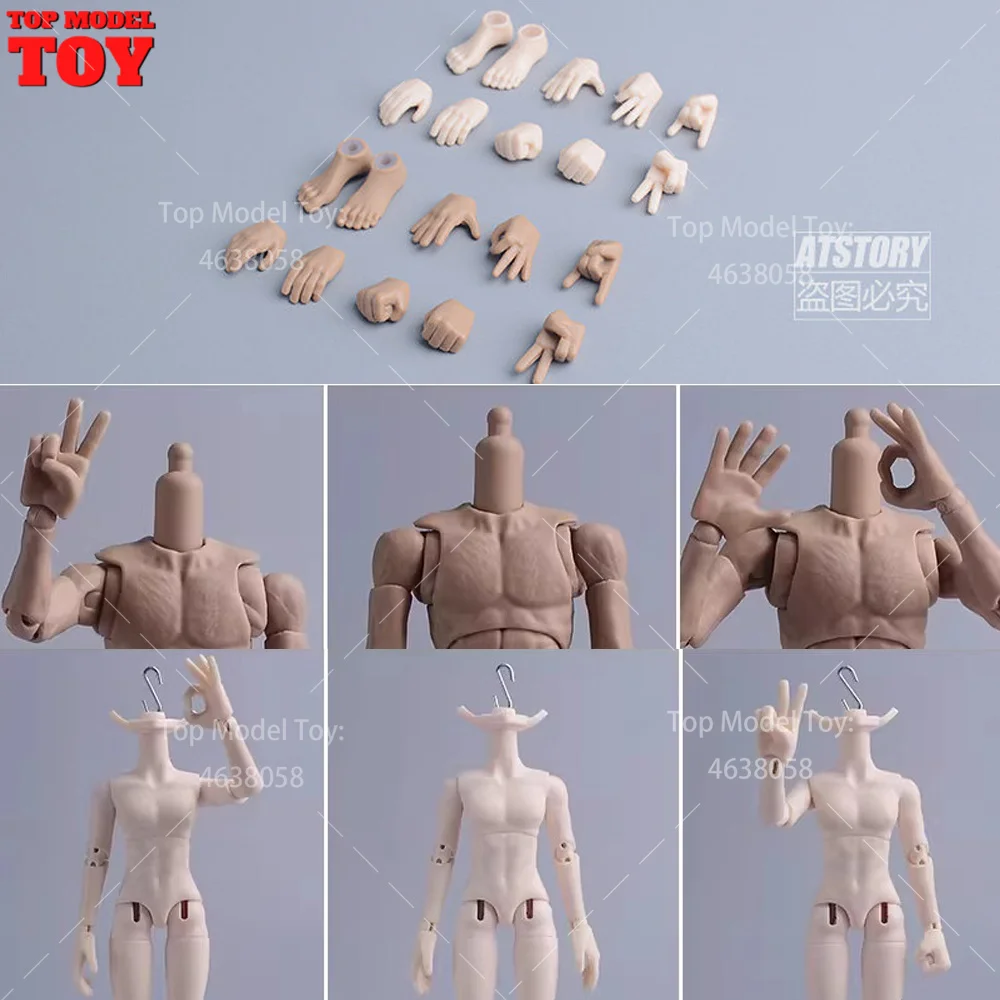 1/12 Hand Shape Gesture Feet Body Replacement Body Accessories ModelFit 6'' American Muscular Male Body Notaman TBL BJD Dolls
1/12 Hand Shape Gesture Feet Body Replacement Body Accessories ModelFit 6'' American Muscular Male Body Notaman TBL BJD Dolls