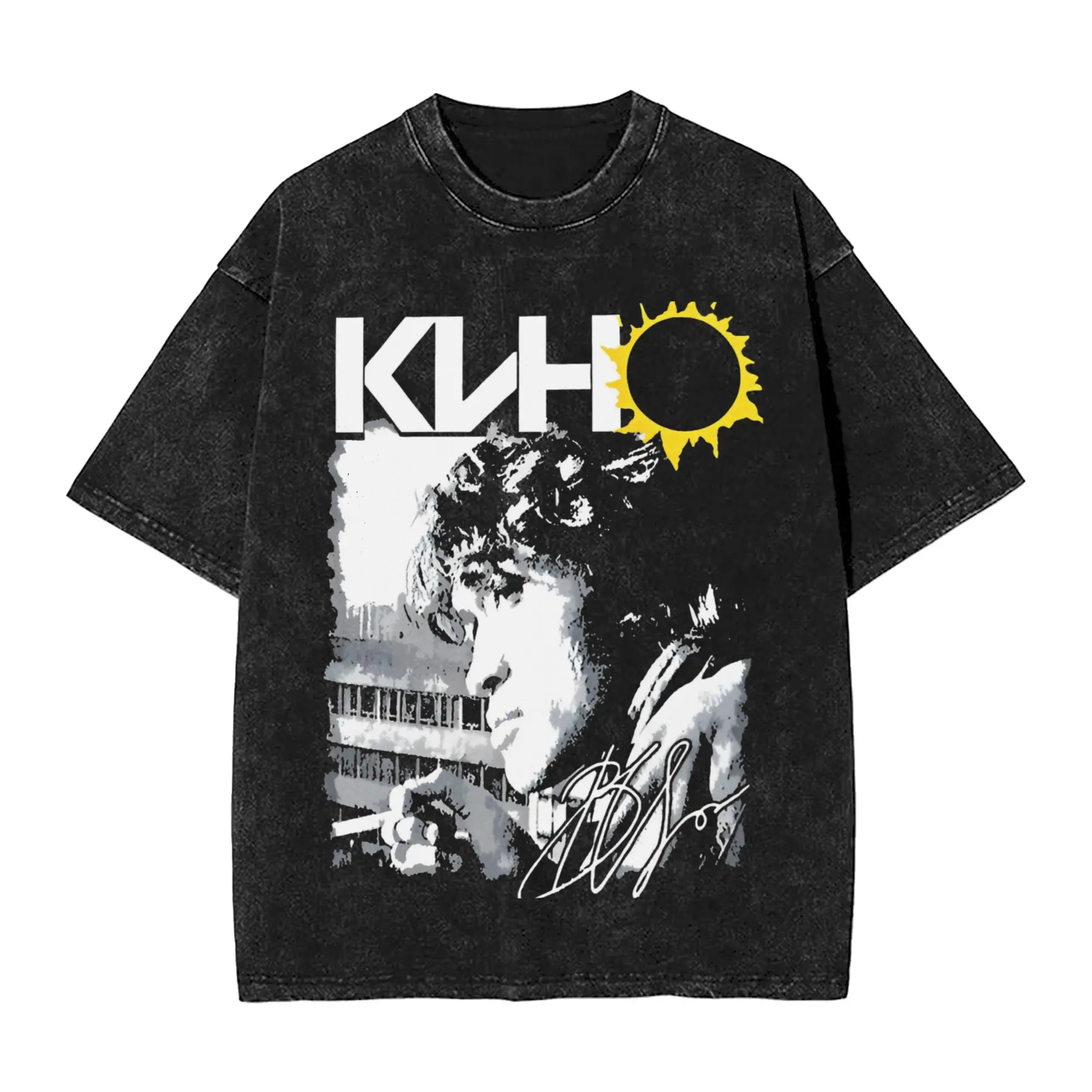 Viktor Tsoi Kino Rock Band Outfit Washed T Shirt Men Women Streetwear Hip Hop T-Shirts Summer Tees 100% Cotton
Viktor Tsoi Kino Rock Band Outfit Washed T Shirt Men Women Streetwear Hip Hop T-Shirts Summer Tees 100% Cotton