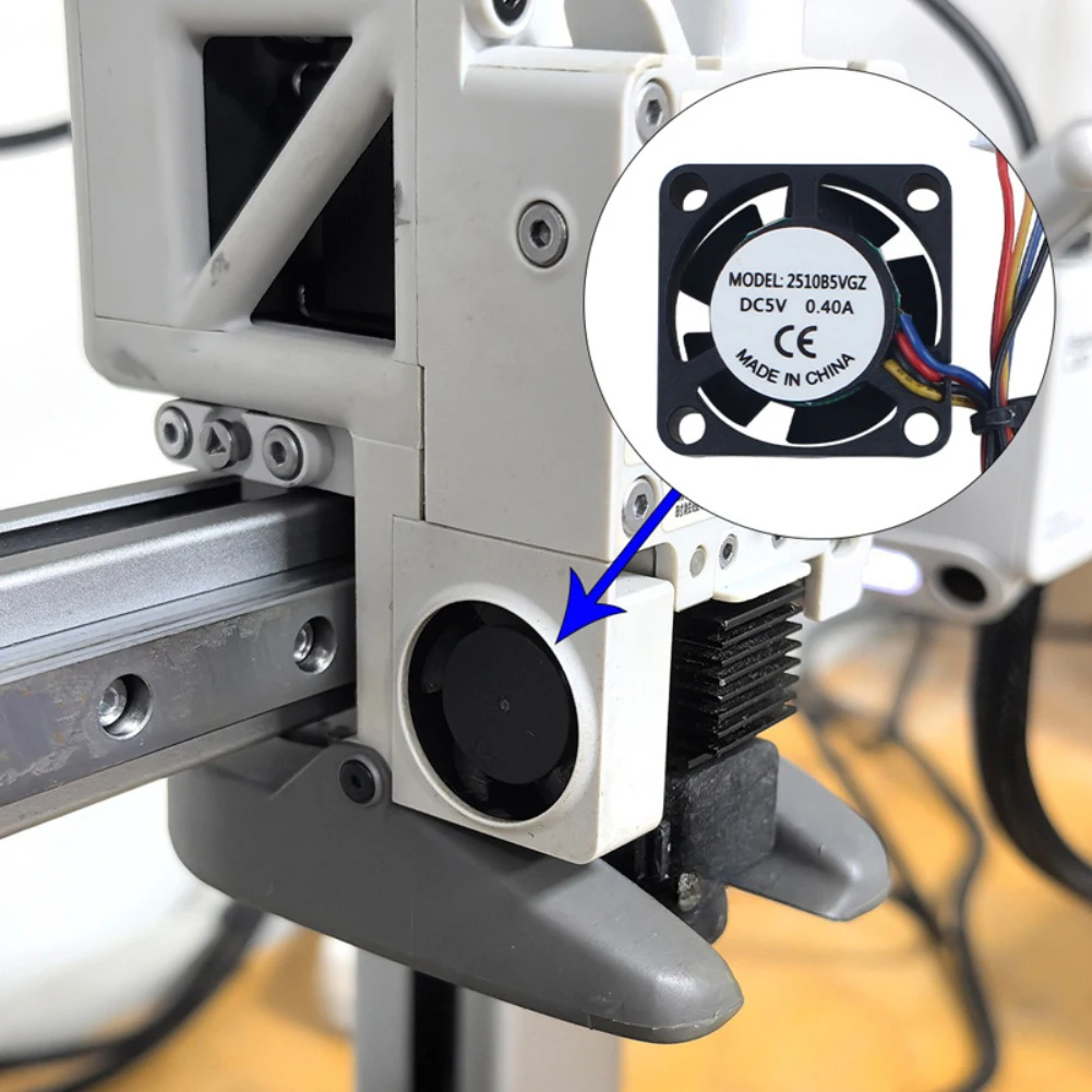 For 3D printer cooling fan with dual ball bearing and adjustable speed for hot-end heat management and extended device operation
For 3D printer cooling fan with dual ball bearing and adjustable speed for hot-end heat management and extended device operation