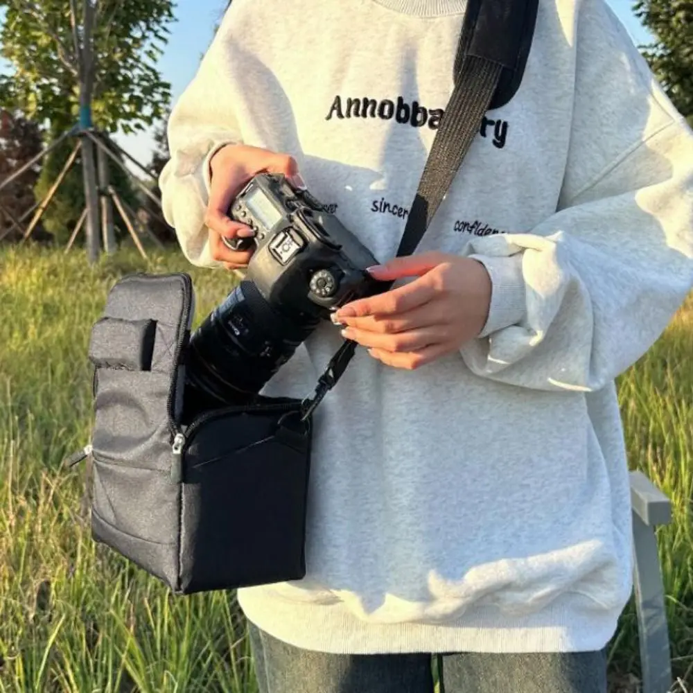 Waterproof DSLR Digital Camera Bag Protective Cover Multi-functional Camera Storage Bag Portable Nylon Photography Bag
Waterproof DSLR Digital Camera Bag Protective Cover Multi-functional Camera Storage Bag Portable Nylon Photography Bag