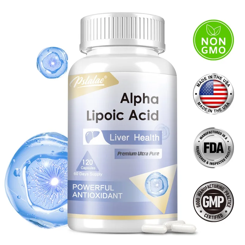 Alpha Lipoic Acid - Antioxidant, Metabolism Booster, Skin Health, Non GMO & Gluten Free
Alpha Lipoic Acid - Antioxidant, Metabolism Booster, Skin Health, Non GMO & Gluten Free