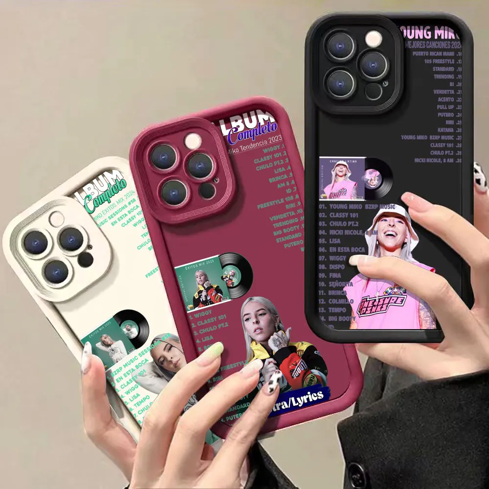 Liquid Silicone Case For Apple iPhone 15 14 13 12 11 Pro Max 7 8 16 X XS 14 15ProMax Phone Case Singer Young Miko Cover Cqoues
Liquid Silicone Case For Apple iPhone 15 14 13 12 11 Pro Max 7 8 16 X XS 14 15ProMax Phone Case Singer Young Miko Cover Cqoues