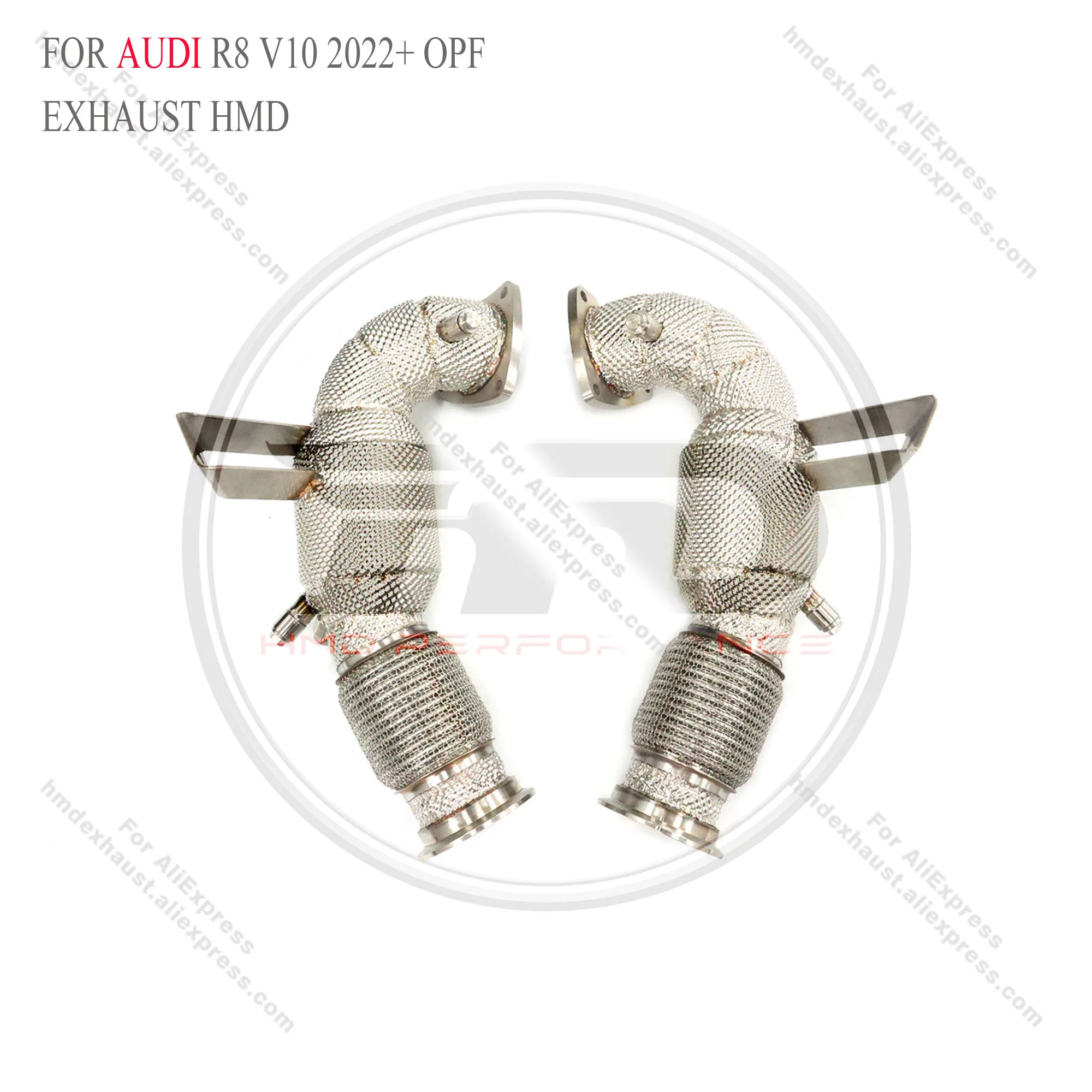 tube forAudi R8 V10 2022+ OPF HMD Exhaust System Performance Quality certification
tube forAudi R8 V10 2022+ OPF HMD Exhaust System Performance Quality certification