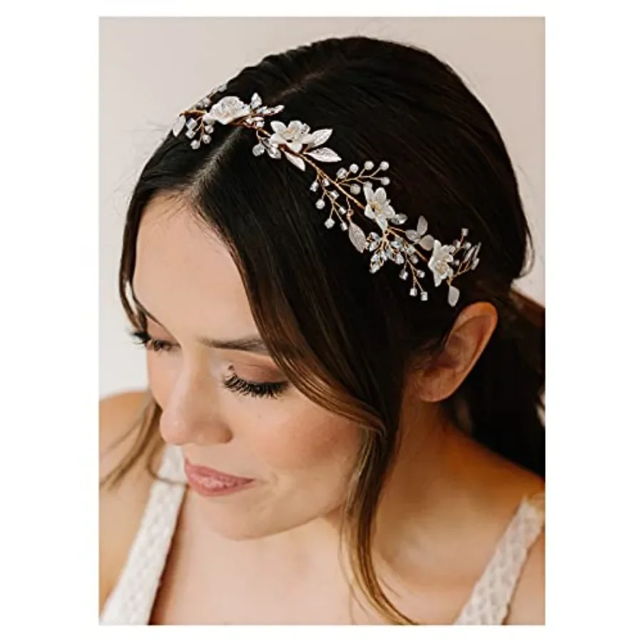 Handmade Bridal Headband Flower Wedding Hair Accessories for Brides Hair Pieces Flower Girl Headpieces
Handmade Bridal Headband Flower Wedding Hair Accessories for Brides Hair Pieces Flower Girl Headpieces